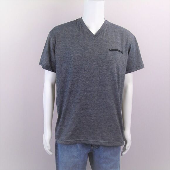 Mens Attitude Gold Heather Gray T Shirt Size XL - Picture 2 of 5